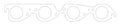 BBC MLS Exhaust Gasket Set 2.130 Round Port
