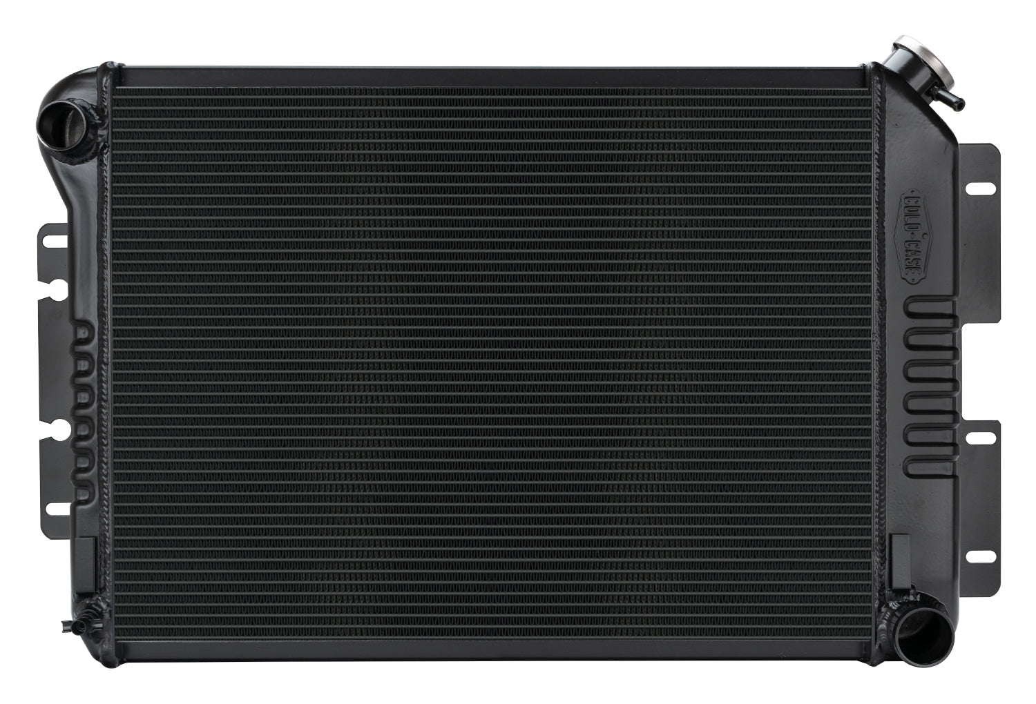 RADIATOR ALUM BLACK 2-ROW