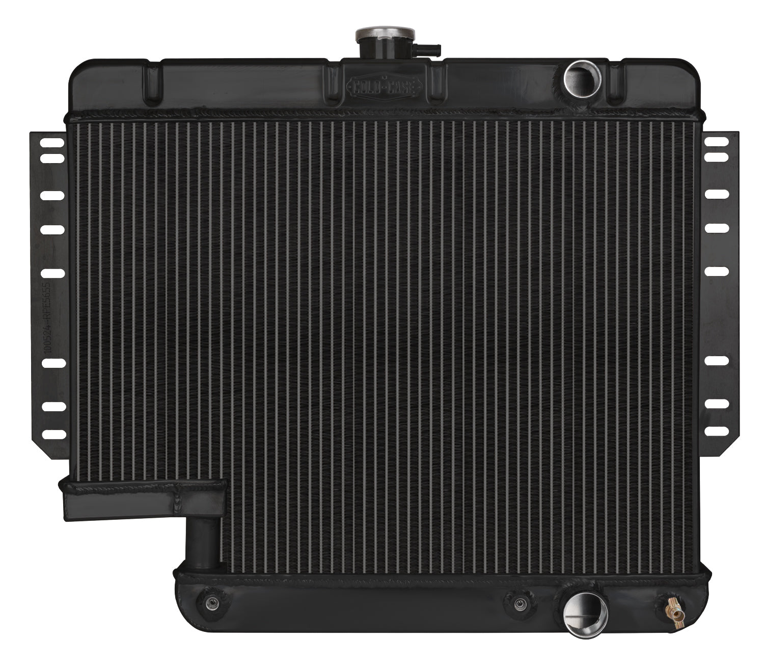 RADIATOR PERF ALUM BLACK DOWNF
