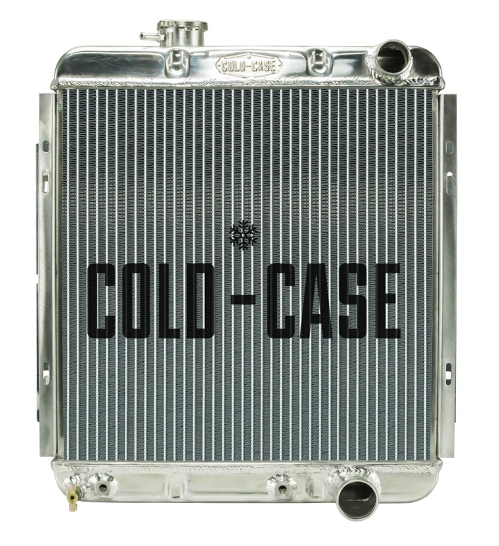 RADIATOR DOWNFLOW 2-ROW ALUM