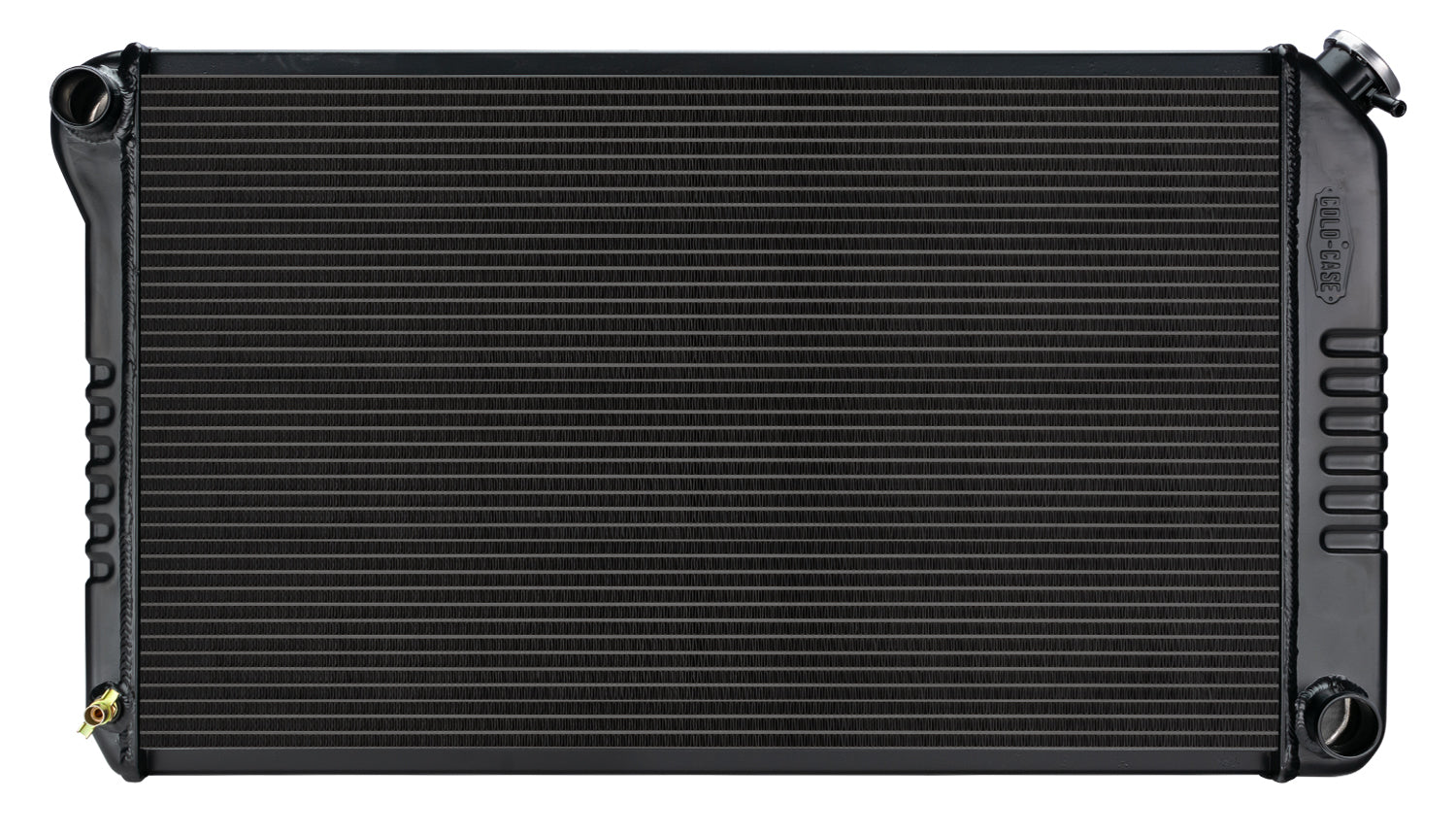 RADIATOR ALUM BLACK 2-ROW