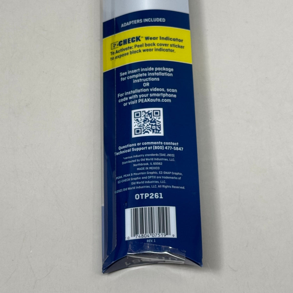 PEAK (New!) Optix Plus Beam Wiper Blades 26" OTP261