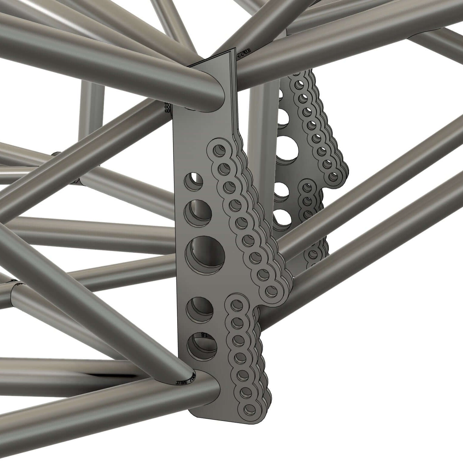 Chromoly 4-Link Chassis Bracket w/Doublers