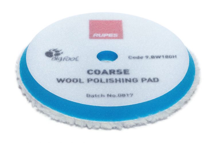 PAD, RUPES BW150H WOOL 5" BLUE
