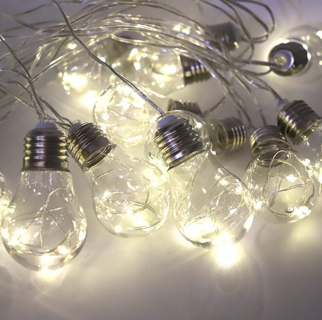 5M Solar Bulb Copper Wire String Light