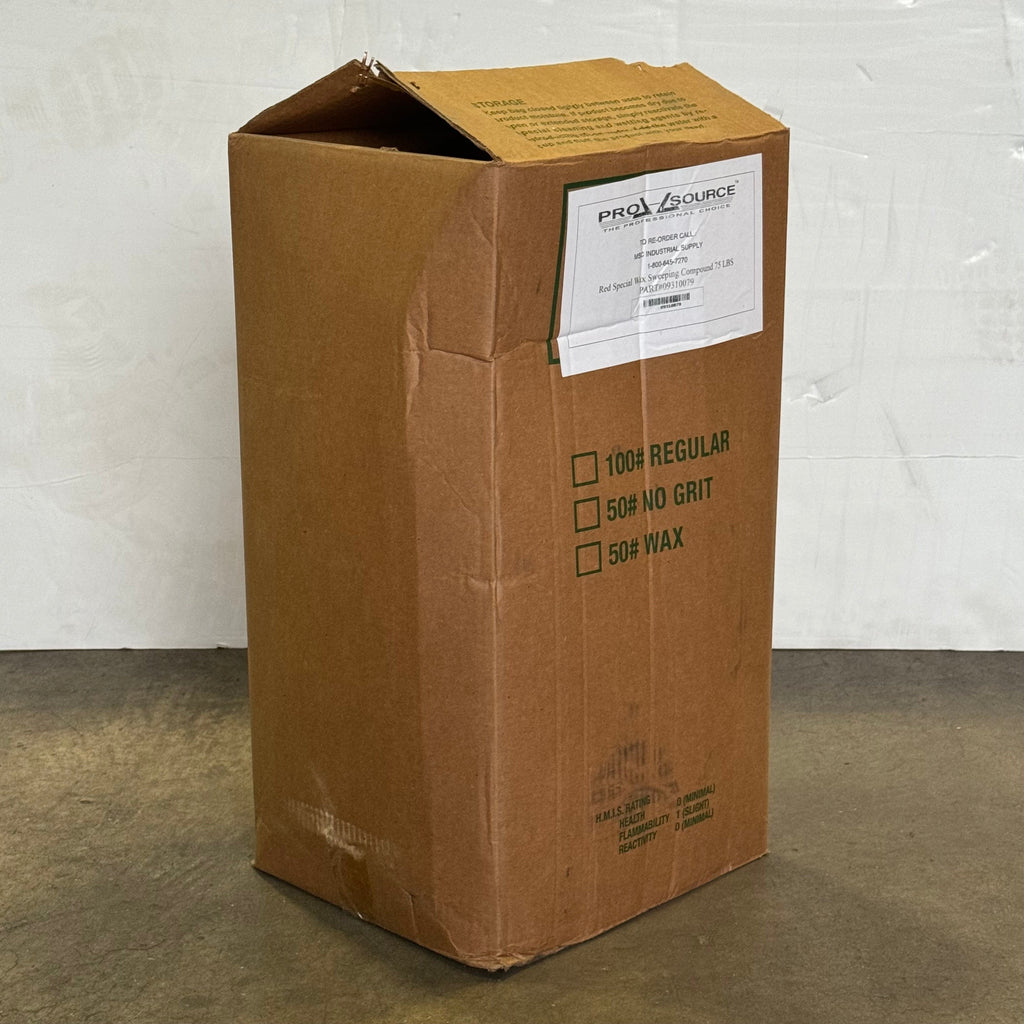 PRO SOURCE Red Wax Base Sweeping Compound Floor 59 LBS Sz 24” H x 12 1/2” W