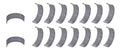 Rod Bearing Set SBC w/2.100 Pin