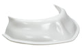 Hood Scoop White 3.5in Tall