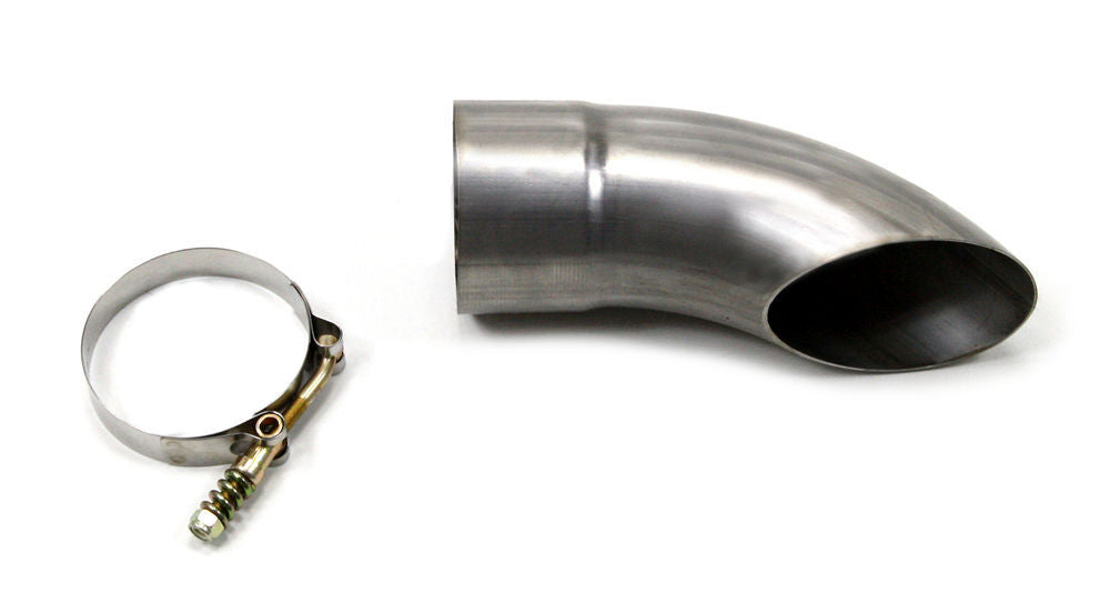 TURNDOWN EXHAUST SS 3.0 IN