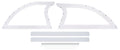 Sail Panel Pair Late Model White