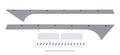 Pillar A Pair Late Model Gray