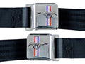 SEAT BELT LAP MUSTANG BLACK