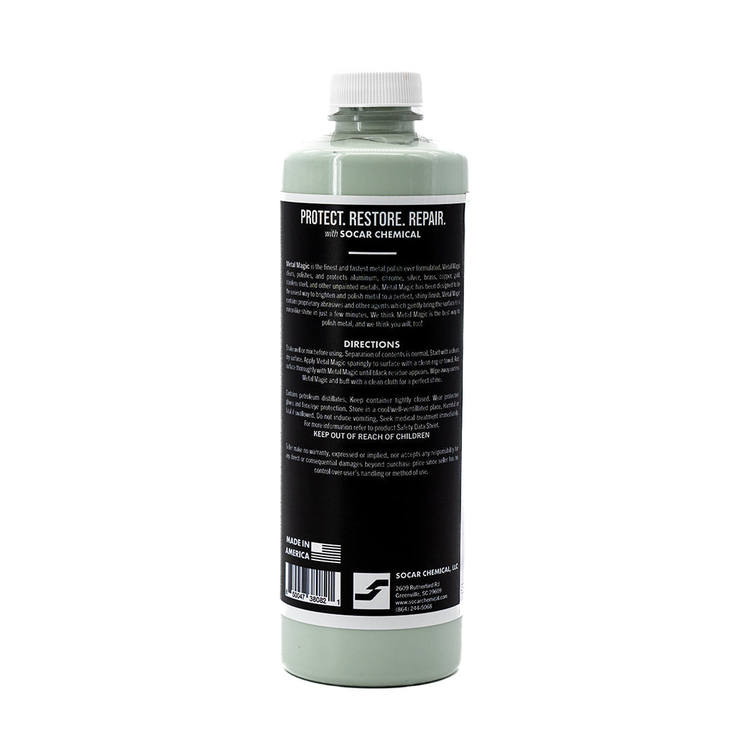 Metal Magic Metal Polish (use by hand or with machine)
