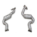 Catted High Flow 304 Stainless Exhaust Downpipe for Audi RS6 C7 4.0TT