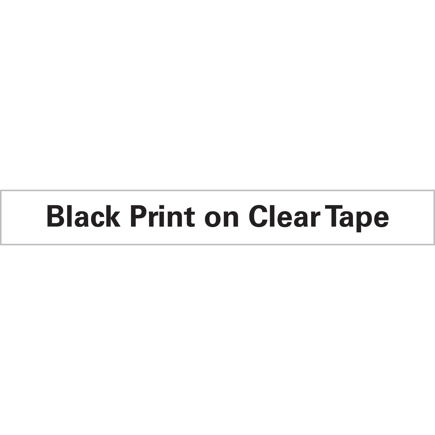 DYMO D1 High-Performance Polyester Removable Label Tape, 0.75" x 23 ft, Black on Clear