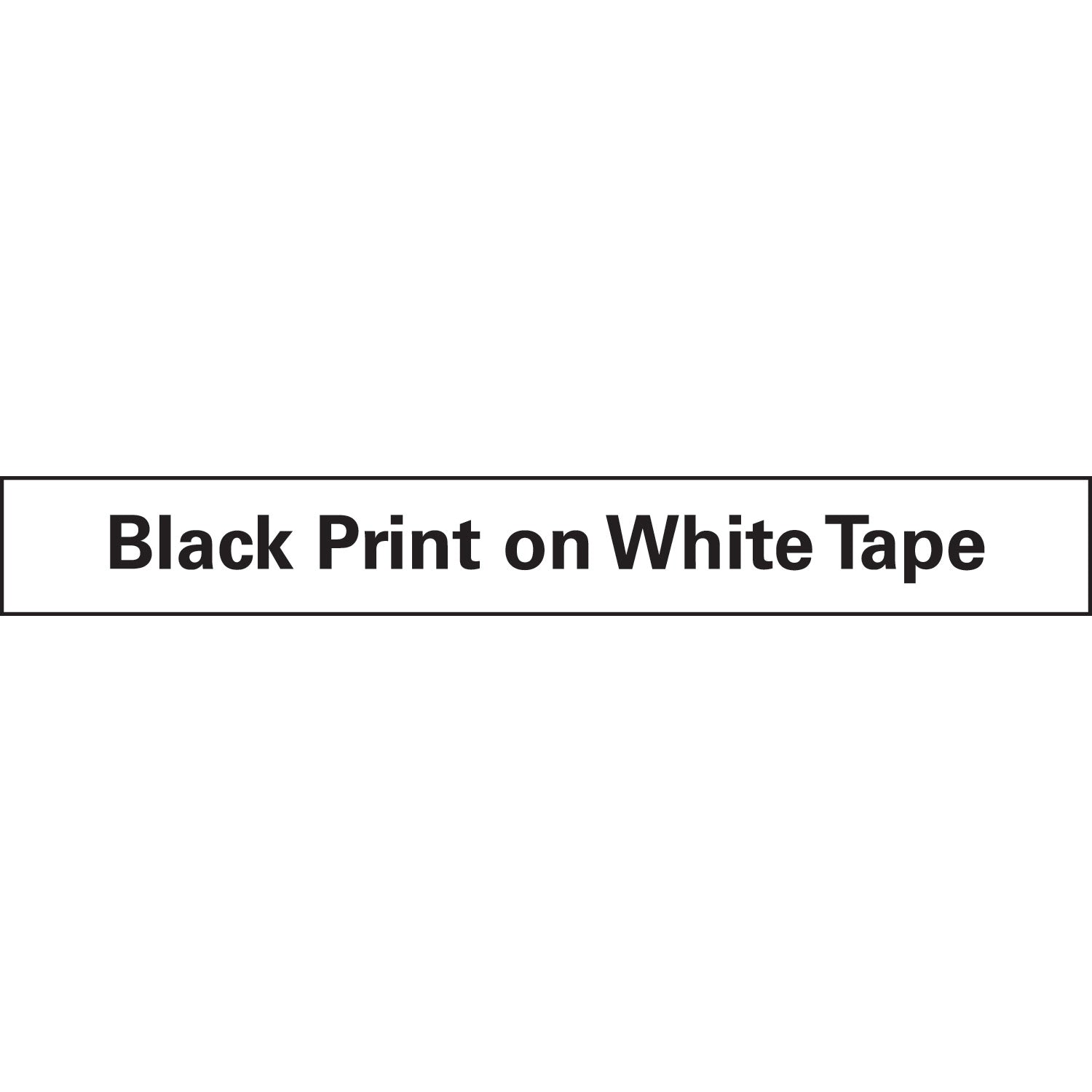 DYMO D1 High-Performance Polyester Removable Label Tape, 1" x 23 ft, Black on White