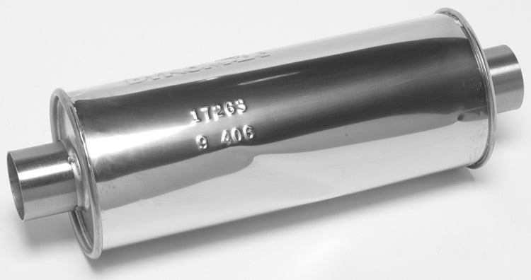MUFFLER SS 3IN INLET-OUTLET