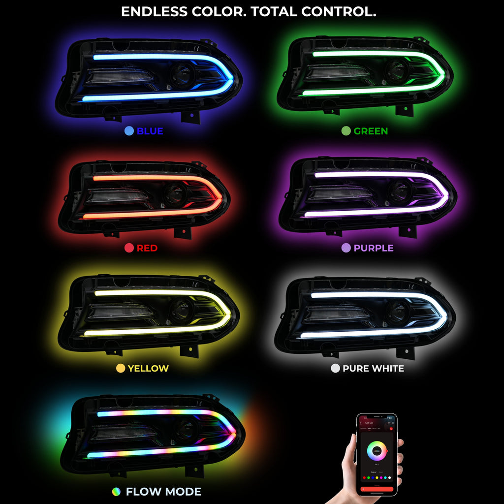 Dodge Charger Flow Series DRL Boards | Diffused LED (2015-2023)