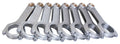SBC 4340 Forged H-Beam Rods 6.000 w/ARP 2000