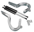 Billet Trunk Hinges Polished