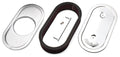 AIR CLEANER OVAL SINGLE 4V