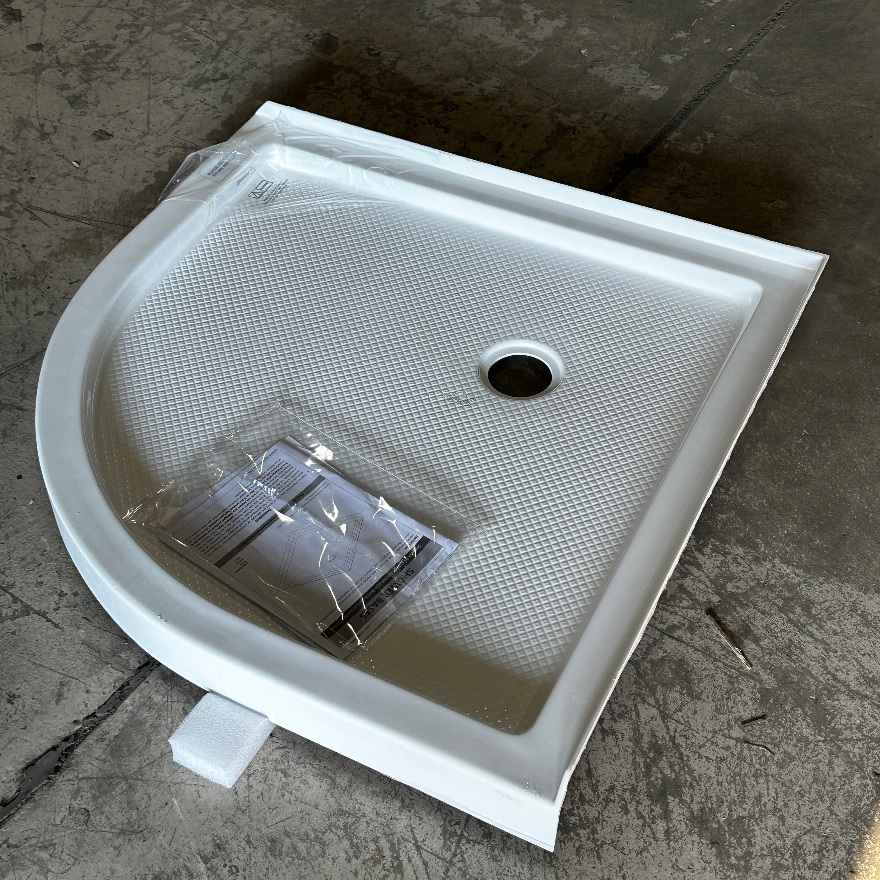 Shower Base 42" x 36" White
