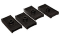 REAR LEAF SPRING PAD SET BLACK