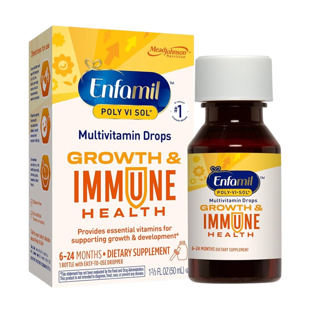 Enfamil Poly?Vi?Sol Growth & Immune Health Multivitamin Drops (50?mL)