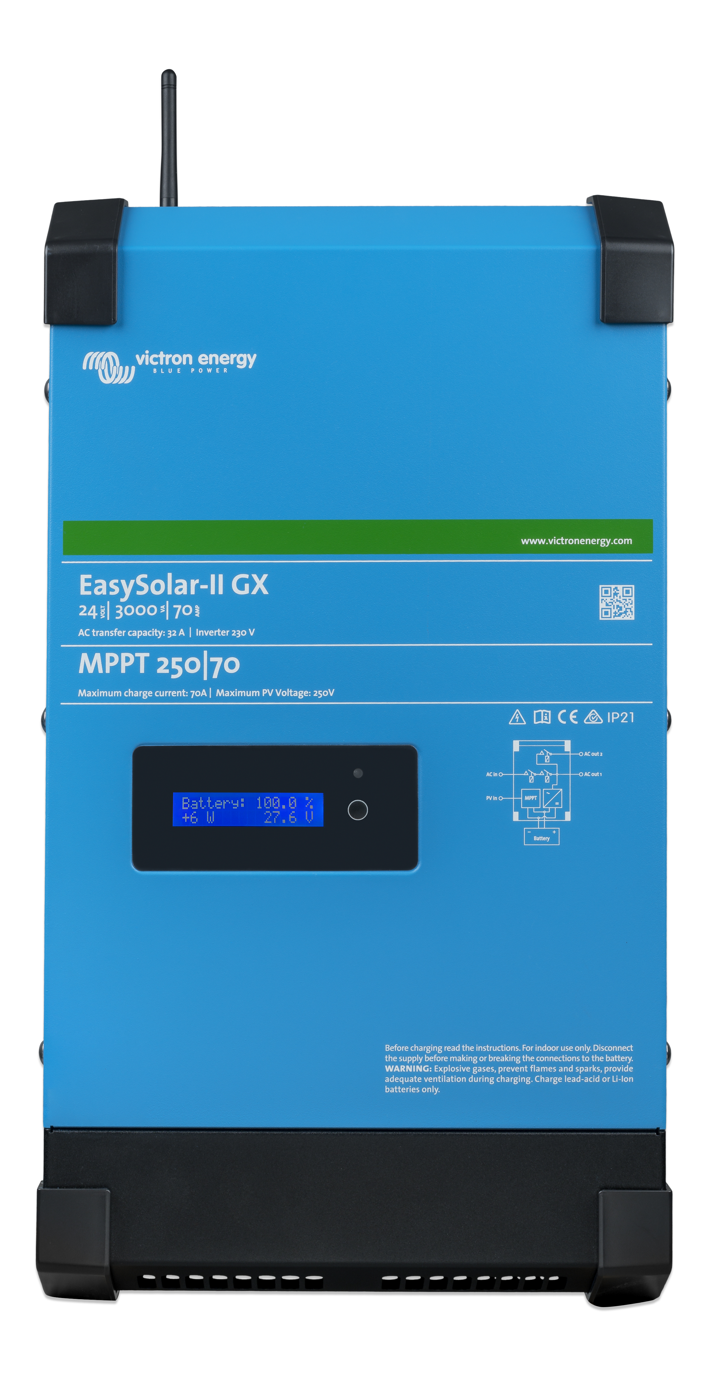 Victron - EasySolar-II 24/3000/70-32 MPPT 250/70 GX [PMP242307010]