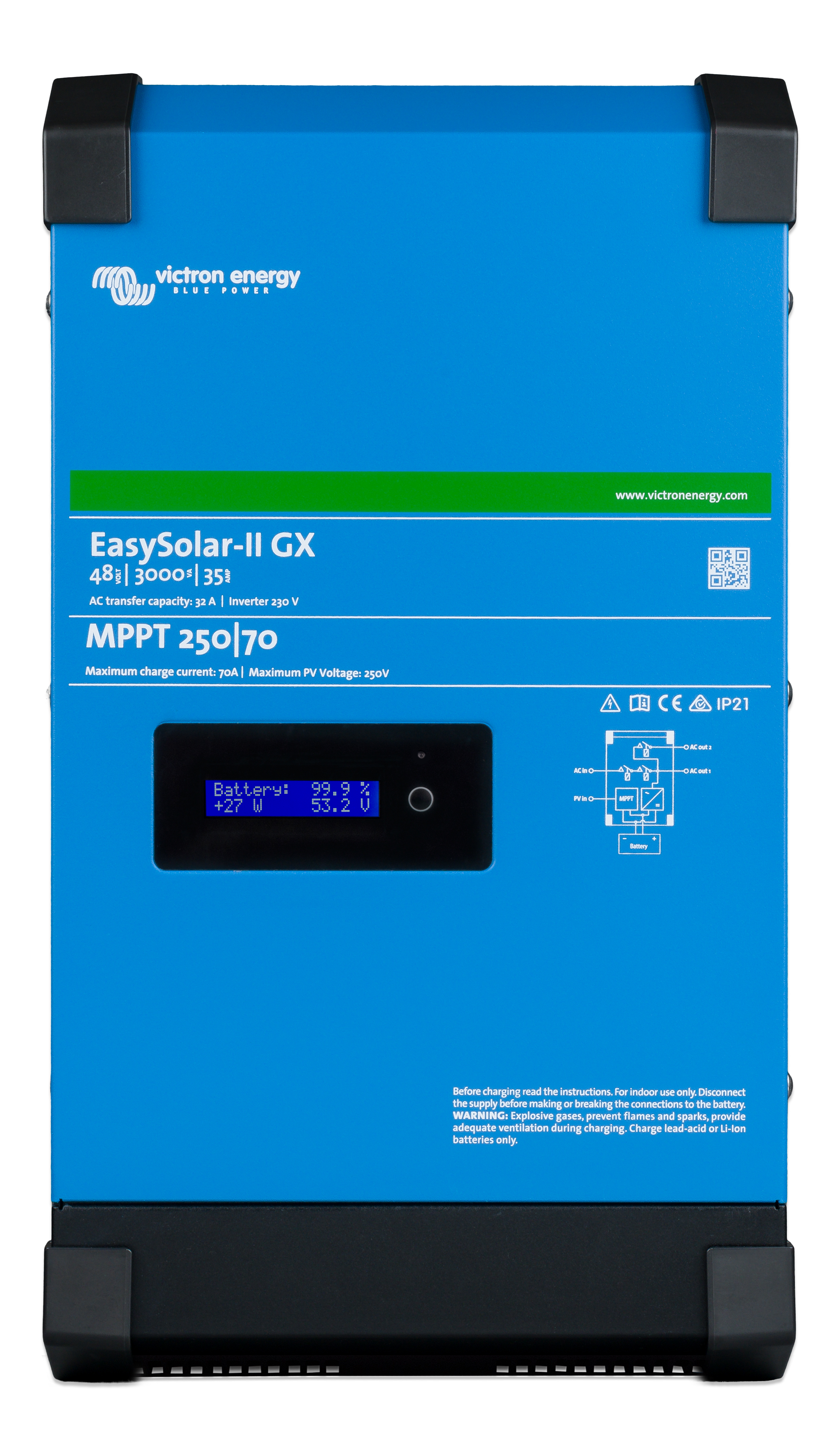 Victron - EasySolar-II 48/3000/35-32 MPPT 250/70 GX [PMP482307010]