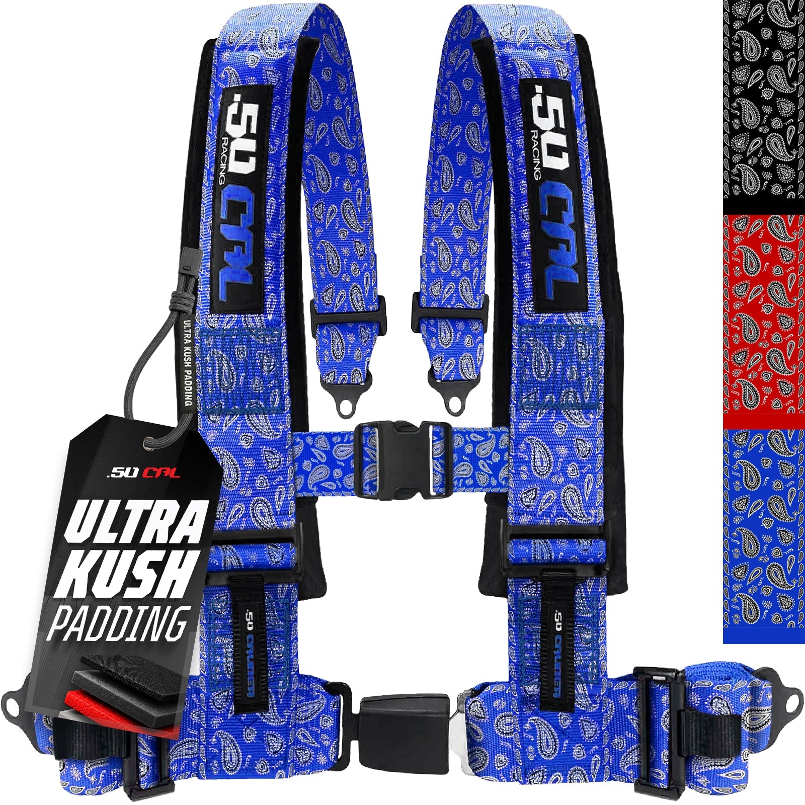 Elite Series 2" & 3" 4 point Harness with push button release