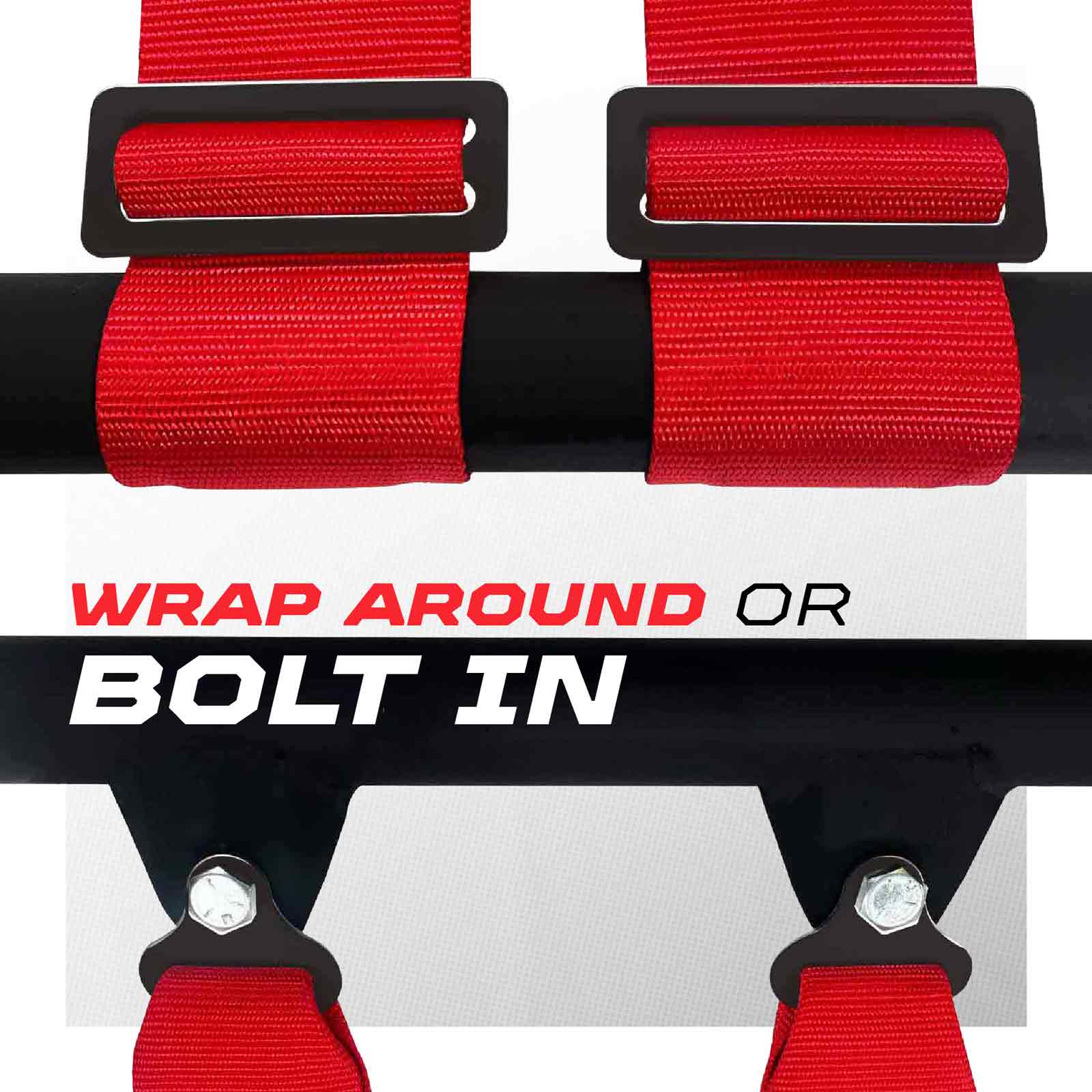 Elite Series 2" & 3" 4 point Harness with push button release