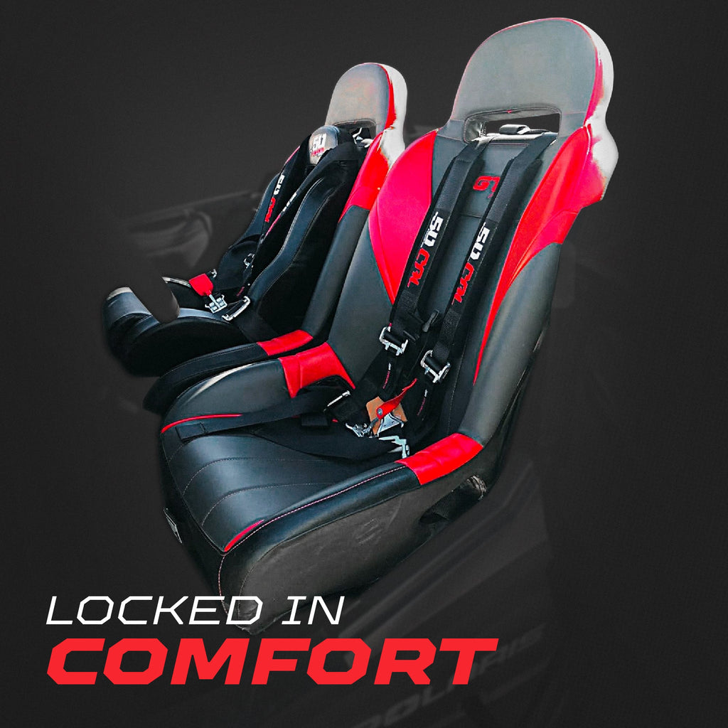 Elite Series 2" & 3" 4 point Harness with push button release