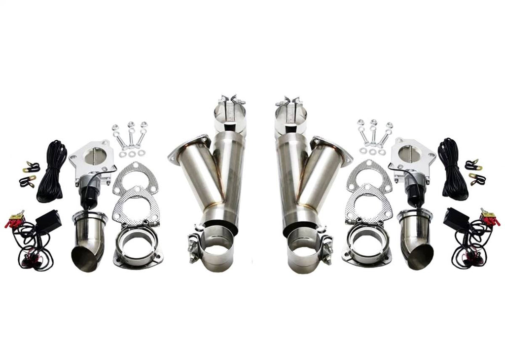 Granatelli Electronic Exhaust Cutout Kit 302535D - SS Slip-Fit