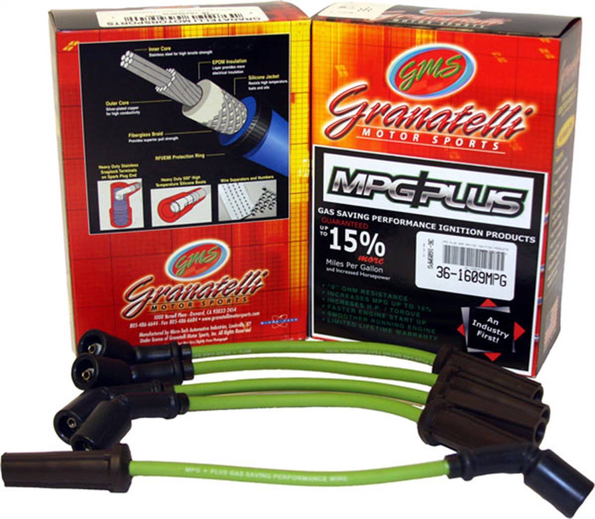 Granatelli Motor Sports MPG Spark Plug Wires 34-1675MPG
