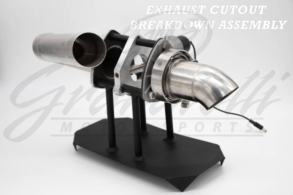 2.25" SS Slip-Fit Electronic Exhaust Cutout Kit