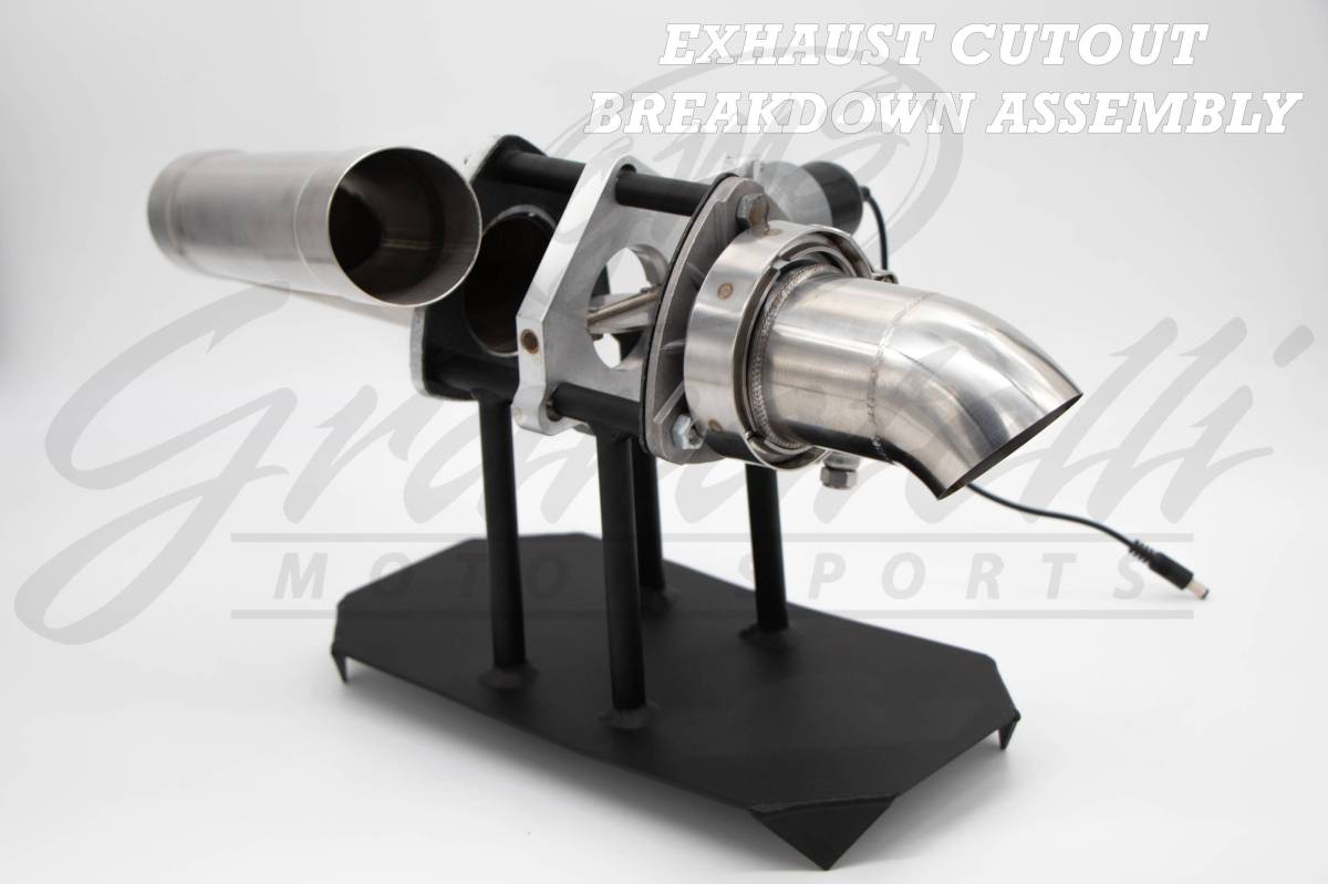 Granatelli Electronic Exhaust Cutout Kit 302530K - SS Slip-Fit : 3.00" inches