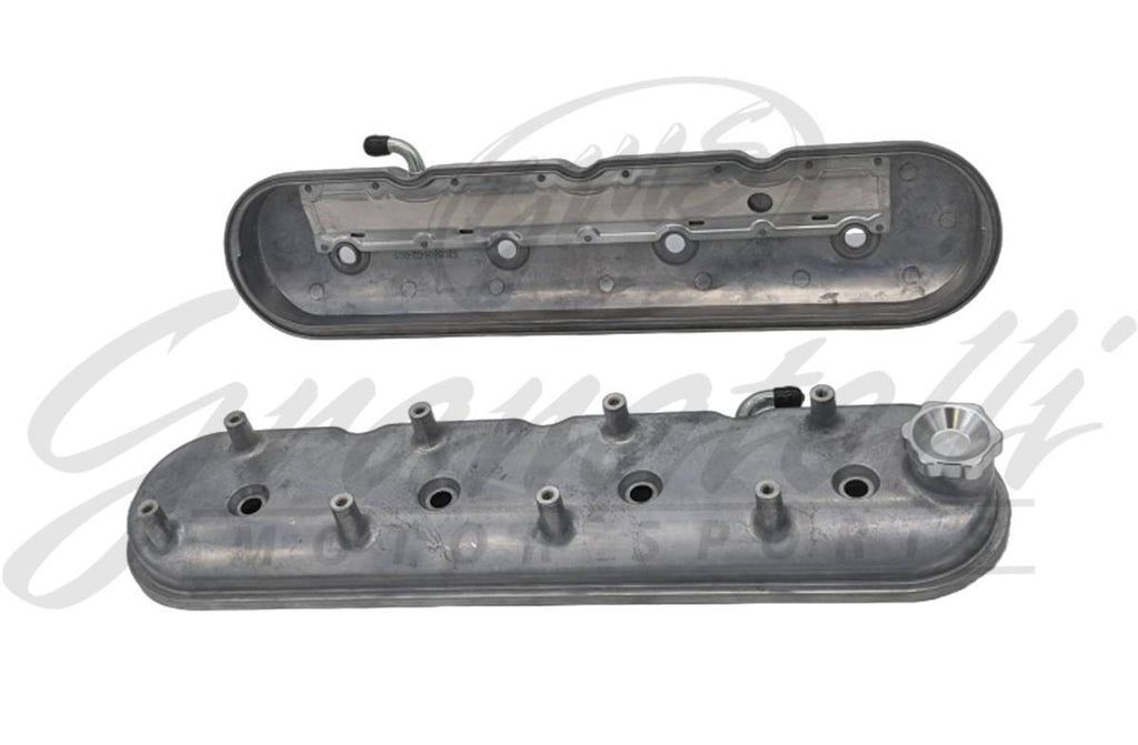 Granatelli LS Valve Covers, Cast Finish, Integral Coil Mounts, 4.8L-7.0L, Pair – 640365