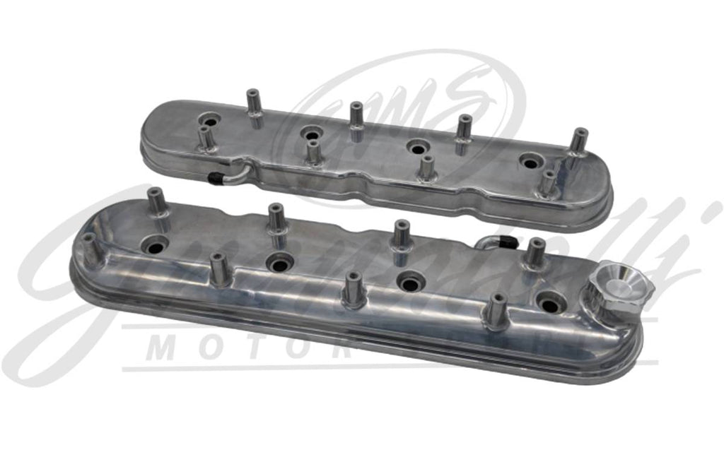 Granatelli LS Valve Covers, Polished Finish, Integral Coil Mounts, 4.8L-7.0L, Pair – 640366