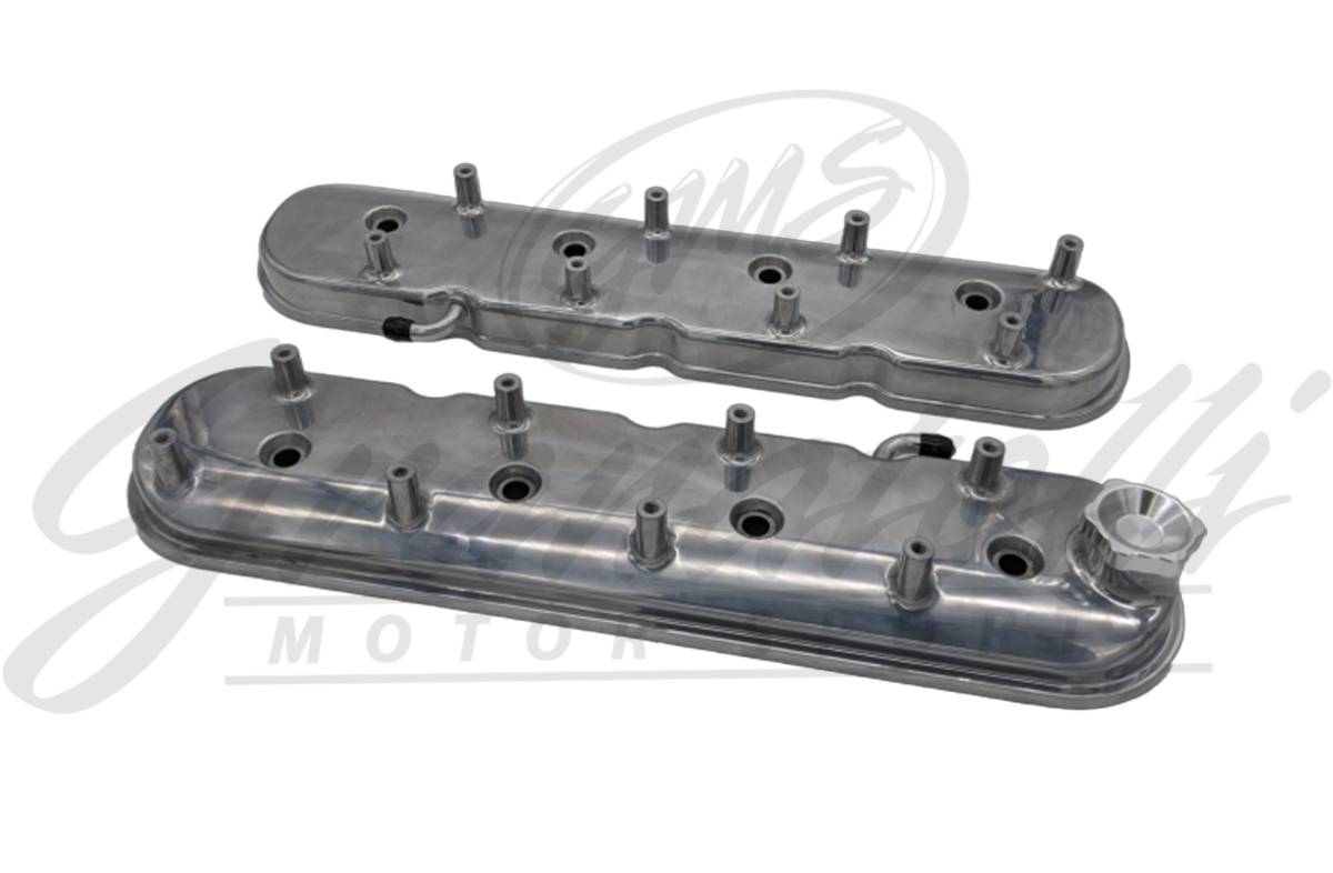 Granatelli LS Valve Covers, Polished Finish, Integral Coil Mounts, 4.8L-7.0L, Pair – 640366