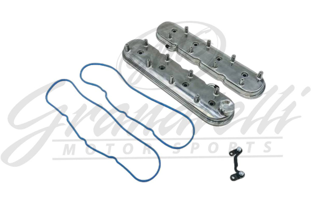 Granatelli LS Valve Covers, Polished Finish, Integral Coil Mounts, 4.8L-7.0L, Pair – 640366