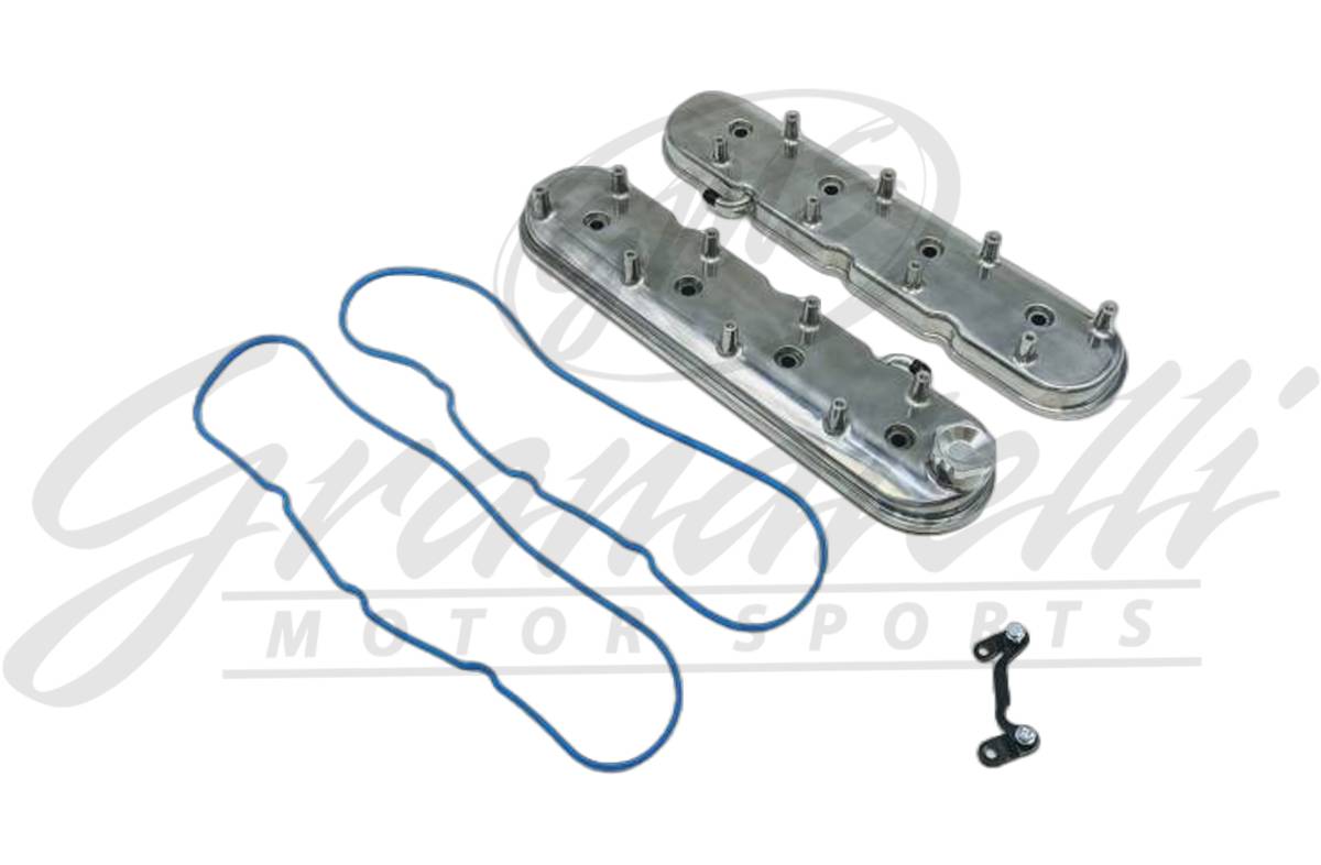Granatelli LS Valve Covers, Polished Finish, Integral Coil Mounts, 4.8L-7.0L, Pair – 640366