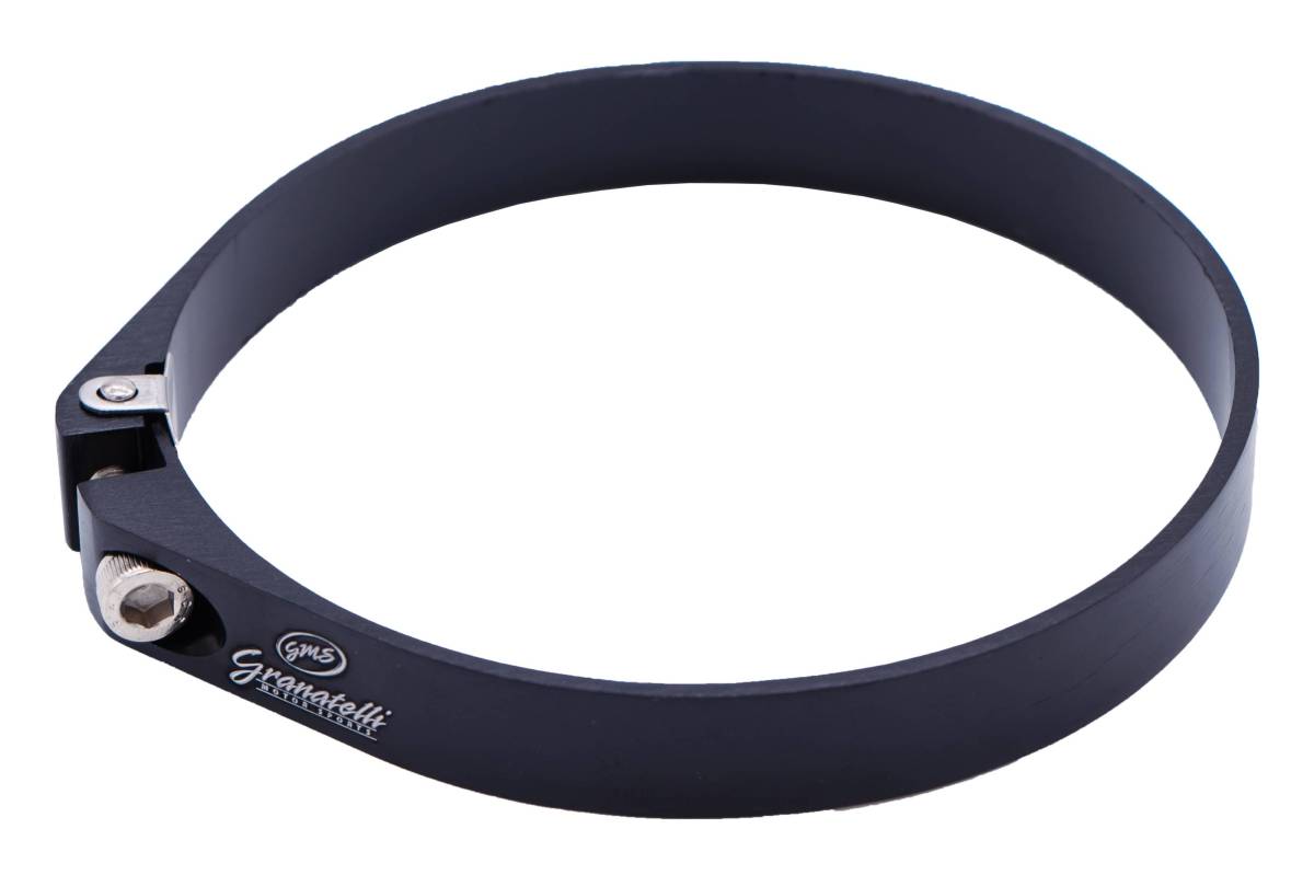 Granatelli Black Anodized Billet Aluminum Hose Clamp 109.6mm–111.6mm (Approx. 4.31"–4.39") – 971400