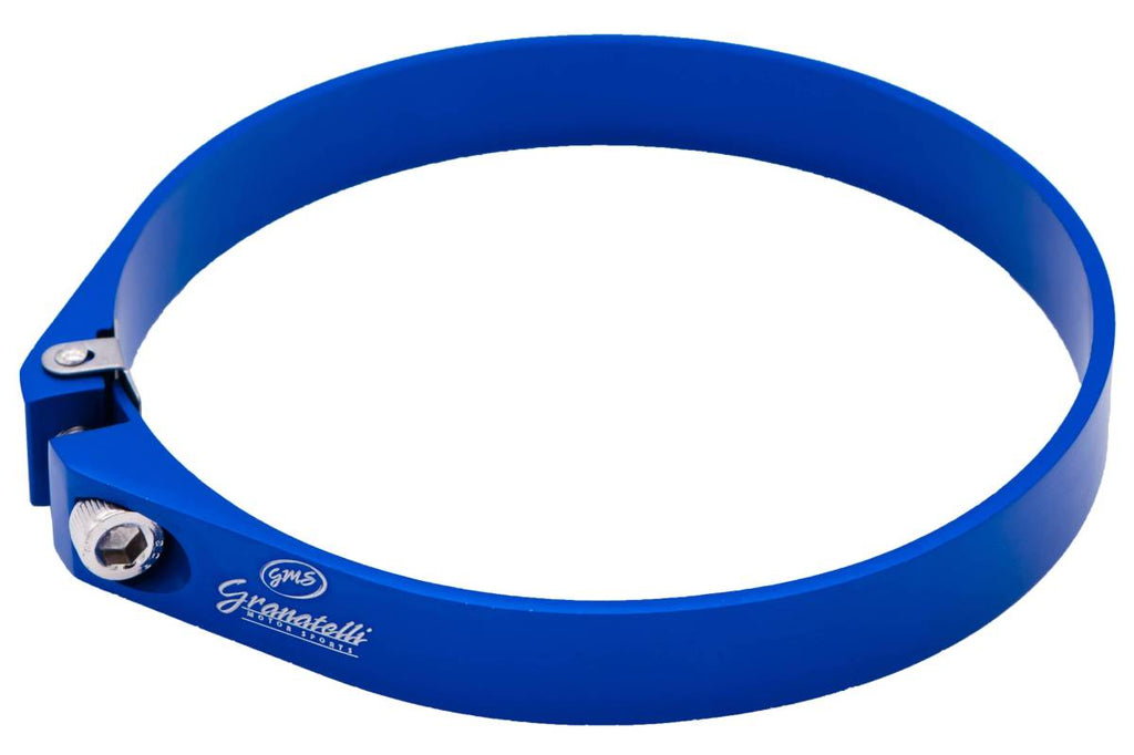 Granatelli Blue Anodized Billet Aluminum Hose Clamp 103.6mm–105.6mm (Approx. 4.08"–4.16") – 971375B