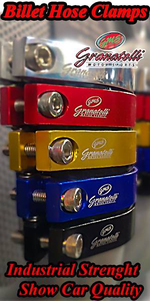 Granatelli Blue Anodized Billet Aluminum Hose Clamp 77.8mm–79.8mm (Approx. 3.06"–3.14") – 971275B