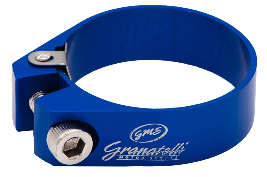 Granatelli Blue Billet Aluminum Hose Clamp 58mm–60mm (Approx. 2.28"–2.36") – 971200B