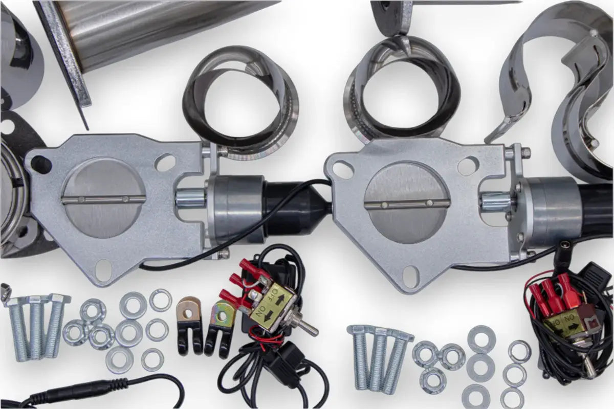 2.25" SS Slip-Fit Electronic Exhaust Cutout Kit