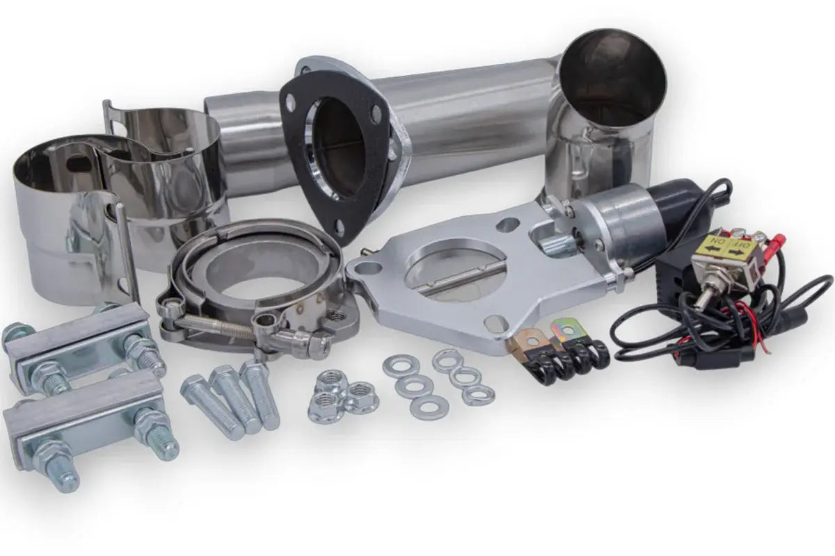 Granatelli Electronic Exhaust Cutout Kit 302530K - SS Slip-Fit : 3.00" inches