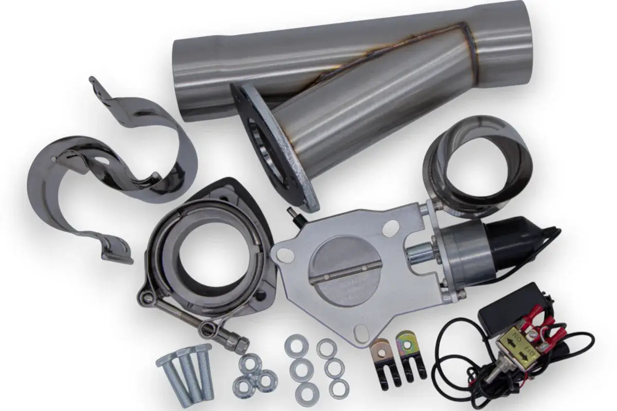 Granatelli Electronic Exhaust Cutout Kit 302530K - SS Slip-Fit : 3.00" inches