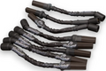 Granatelli GM LS & LT 0-Ohm 10" Black High-Temp Spark Plug Wires – 28-1545HTB